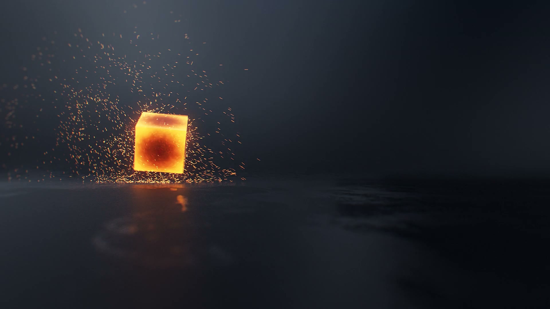 Logo Animasi 3D — #7 - (Fire)
